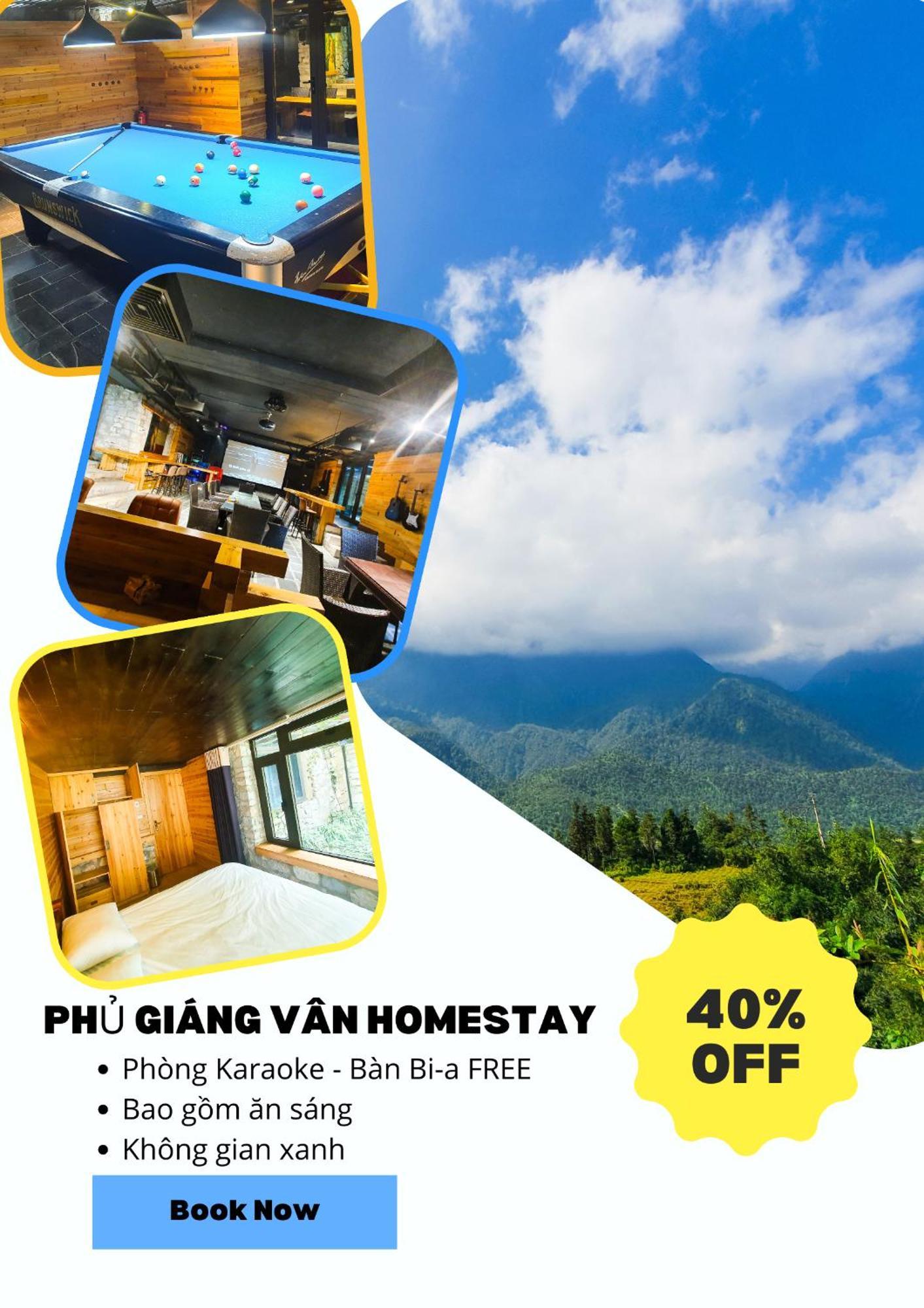 Phu Giang Van Homestay Sapa Exterior foto